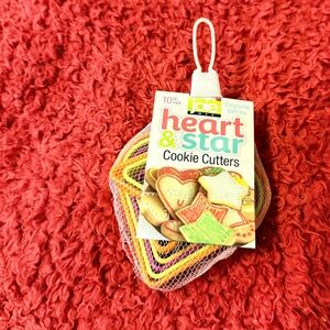 Joie Multicolor Heart and Star Cookie Cutters